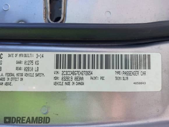 2014 Chrysler 300 S с VIN 2C3CCABG7EH272654, выставлен на аукционе IAAI как лот 43147657 с пробегом 202 449 миль миль и . История ставок и продаж доступна на DreamBid. Изображение 9.