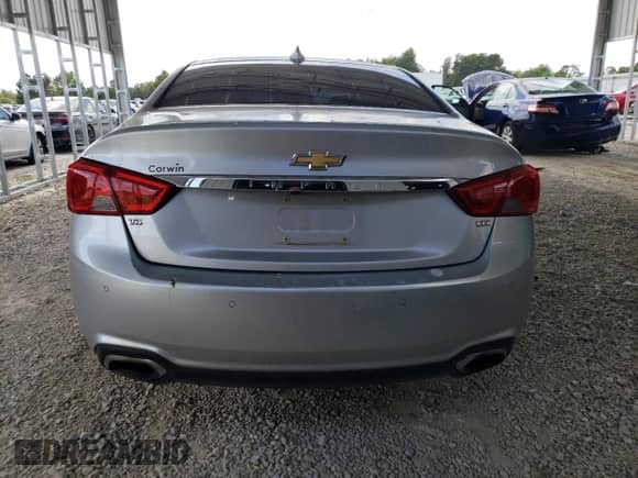 2016 Chevrolet Impala LTZ with VIN 2G1145S37G9167963, listed as a Copart auction lot 69817155 with 160,310 mi miles and Salvage title. Bid and sale history available at DreamBid. Image 6.