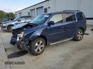 2013 Honda Pilot EX-L with VIN 5FNYF3H55DB029472, listed as a Copart auction lot 71662385 with 119,172 mi miles and Salvage title. Bid and sale history available at DreamBid. Image 1.