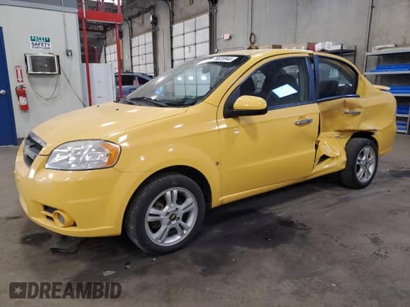 2009 Chevrolet Aveo 2LT z VIN KL1TG56E19B303435, wystawiony jako Copart lot #76825944 z przebiegiem 163 297 mil mil oraz Szkoda całkowita • Salvage title. Historia ofert i sprzedaży dostępna na DreamBid. Obrazek 1.