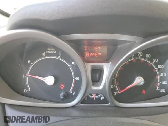 2011 Ford Fiesta SE with VIN 3FADP4EJ5BM109470, listed as a Copart auction lot 86551425 with 81,448 mi miles and Salvage title. Bid and sale history available at DreamBid. Image 9.