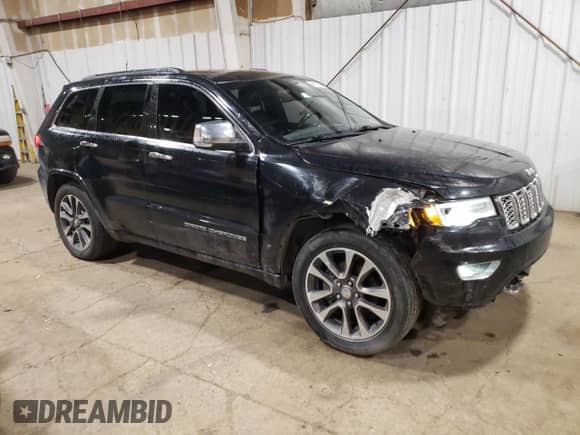 2018 Jeep Grand Cherokee Overland with VIN 1C4RJFCG0JC107307, listed as a Copart auction lot 69876125 with 204,941 mi miles and Salvage title. Bid and sale history available at DreamBid. Image 4.