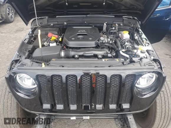 2022 Jeep Wrangler Sport S с VIN 1C4GJXAN6NW240303, выставлен на аукционе Copart как лот 71310864 с пробегом 13 458 миль миль и Списание • Salvage title. История ставок и продаж доступна на DreamBid. Изображение 11.