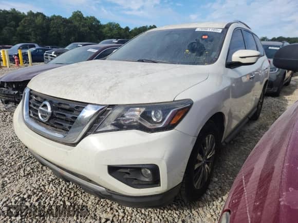 2018 Nissan Pathfinder SV with VIN 5N1DR2MN9JC628790, listed as a Copart auction lot 70961105 with 227,099 mi miles and Non repairable. Bid and sale history available at DreamBid. Image 1.