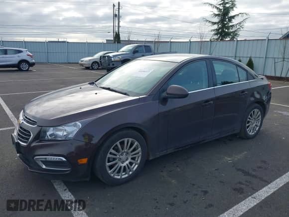 2015 Chevrolet Cruze ECO с VIN 1G1PH5SB9F7288788, выставлен на аукционе IAAI как лот 41696123 с пробегом 178 796 миль миль и . История ставок и продаж доступна на DreamBid. Изображение 2.