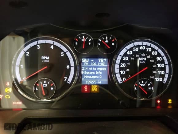 2009 Dodge 1500 SLT с VIN 1D3HV13T29S706900, выставлен на аукционе Copart как лот 58699014 с пробегом 139 275 миль миль и Чистый • Clean title. История ставок и продаж доступна на DreamBid. Изображение 9.