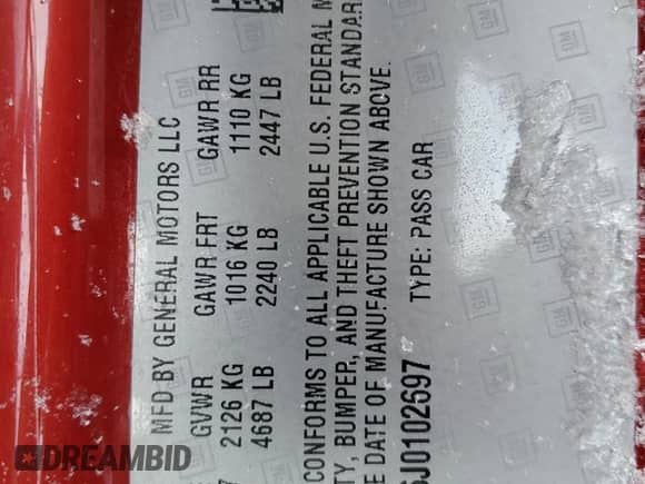 2018 Chevrolet Camaro 2SS с VIN 1G1FH3D76J0102697, выставлен на аукционе Copart как лот 87087434 с пробегом 75 868 миль миль и Списание • Salvage title. История ставок и продаж доступна на DreamBid. Изображение 12.