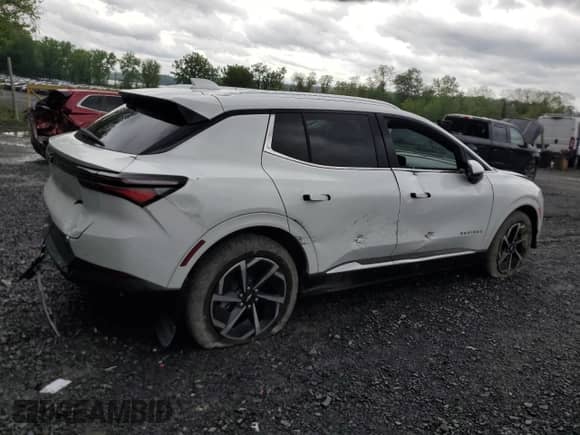 2024 Chevrolet Equinox EV LT с VIN 3GN7DLRP1RS260215, выставлен на аукционе Copart как лот 56477025 с пробегом 7 370 миль миль и Списание • Salvage title. История ставок и продаж доступна на DreamBid. Изображение 3.