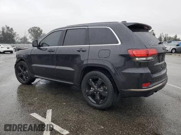 2016 Jeep Grand Cherokee High Altitude with VIN 1C4RJECG8GC500359, listed as a Copart auction lot 45288245 with 83,123 mi miles and Salvage title. Bid and sale history available at DreamBid. Image 2.