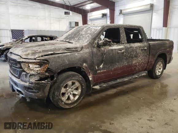 2019 Ram 1500 Laramie с VIN 1C6SRFJT4KN624312, выставлен на аукционе Copart как лот 80159425 с пробегом Не указан миль и Списание • Salvage title. История ставок и продаж доступна на DreamBid. Изображение 1.