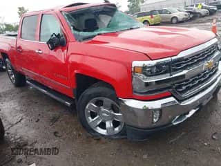 2017 Chevrolet Silverado 1500 LTZ with VIN 3GCUKSEC6HG253910, listed as a IAAI auction lot 42173244 with 107,438 mi miles and . Bid and sale history available at DreamBid. Image 1.