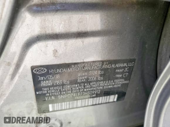 2018 Hyundai Elantra SE z VIN 5NPD74LF7JH309912, wystawiony jako Copart lot #81683405 z przebiegiem 184 083 mil mil oraz Szkoda całkowita • Salvage title. Historia ofert i sprzedaży dostępna na DreamBid. Obrazek 13.