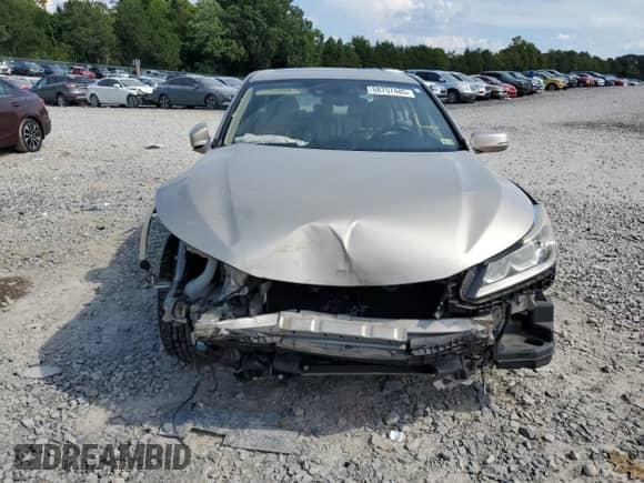 2017 Honda Accord EX-L with VIN 1HGCR2F97HA083485, listed as a Copart auction lot 68757485 with 66,356 mi miles and Salvage title. Bid and sale history available at DreamBid. Image 5.