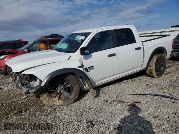 2021 Ram 1500 Warlock z VIN 1C6RR7LT8MS528026, wystawiony jako Copart lot #44372755 z przebiegiem Nie podano mil oraz Nie do naprawy • Non repairable. Historia ofert i sprzedaży dostępna na DreamBid. Obrazek 1.