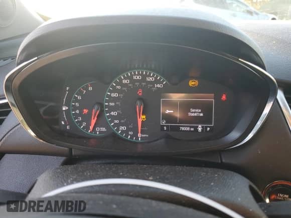 2020 Chevrolet Trax Premier with VIN 3GNCJRSBXLL215719, listed as a Copart auction lot 44802975 with 78,008 mi miles and Salvage title. Bid and sale history available at DreamBid. Image 9.