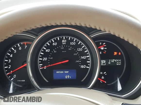 2014 Nissan Murano SV with VIN JN8AZ1MU2EW403516, listed as a Copart auction lot 80005205 with 112,444 mi miles and Salvage title. Bid and sale history available at DreamBid. Image 9.