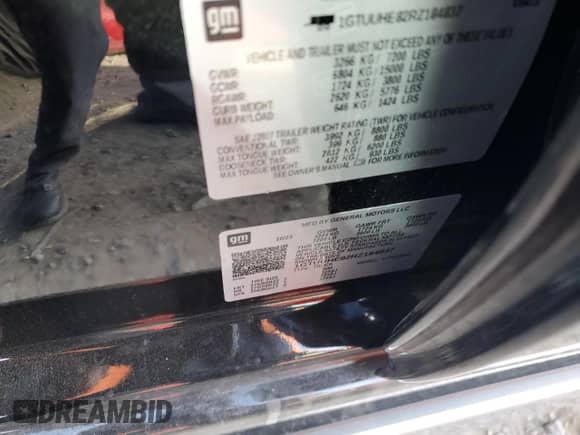 2024 GMC Sierra 1500 Denali Ultimate с VIN 1GTUUHE82RZ184837, выставлен на аукционе Copart как лот 86254284 с пробегом Не указан миль и Списание • Salvage title. История ставок и продаж доступна на DreamBid. Изображение 12.