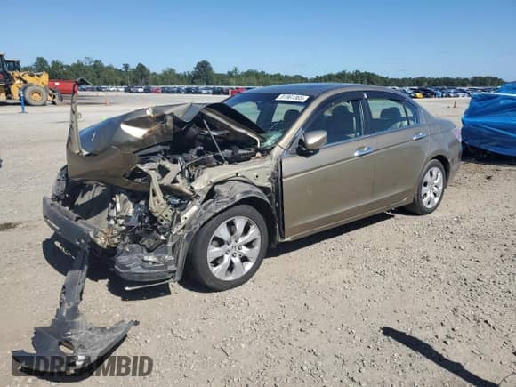 2009 Honda Accord EX-L with VIN 1HGCP368X9A027786, listed as a Copart auction lot 81861365 with 165,563 mi miles and Salvage title. Bid and sale history available at DreamBid. Image 1.