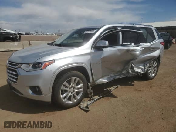 2021 Chevrolet Traverse High Country с VIN 1GNEVNKW6MJ243602, выставлен на аукционе Copart как лот 54008995 с пробегом 52 311 миль миль и Списание • Salvage title. История ставок и продаж доступна на DreamBid. Изображение 1.