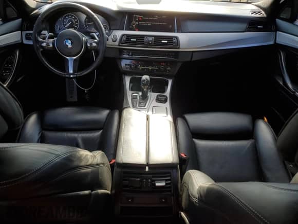 2016 BMW 5 Series 550i xDrive with VIN WBAKP9C58GD980139, listed as a Copart auction lot 54512615 with 110,019 mi miles and Salvage title. Bid and sale history available at DreamBid. Image 8.