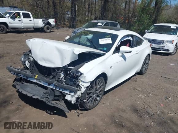 2016 Lexus RC 300 F Sport z VIN JTHSM5BC1G5001154, wystawiony jako IAAI lot #42088936 z przebiegiem 77 476 mil mil oraz . Historia ofert i sprzedaży dostępna na DreamBid. Obrazek 2.