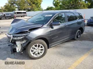 2023 Chevrolet Equinox LT with VIN 3GNAXKEG0PS122885, listed as a Copart auction lot 70572695 with 56,845 mi miles and Clean title. Bid and sale history available at DreamBid. Image 1.
