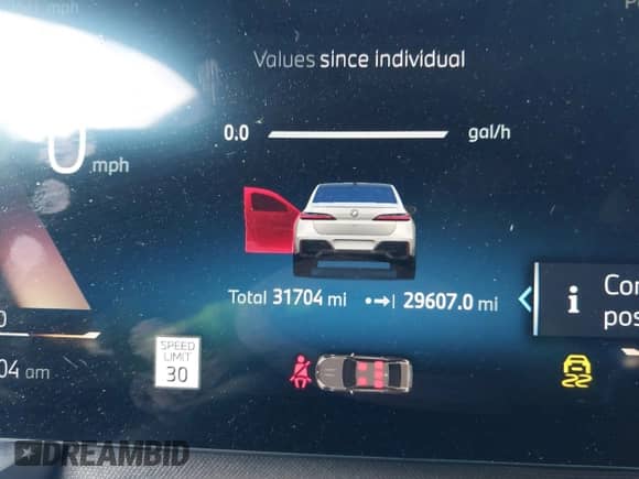 2023 BMW 7 Series 760i xDrive with VIN WBA33EJ01PCM24809, listed as a IAAI auction lot 43310239 with 31,704 mi miles and . Bid and sale history available at DreamBid. Image 7.