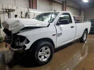 2022 Ram 1500 Tradesman с VIN 3C6JR6DT7NG205584, выставлен на аукционе Copart как лот 87599465 с пробегом 22 624 миль миль и Списание • Salvage title. История ставок и продаж доступна на DreamBid. Изображение 1.