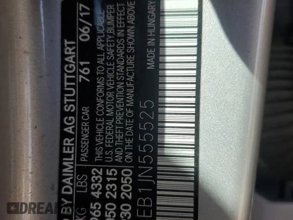 2018 Mercedes-Benz CLA 250 с VIN WDDSJ4EB1JN555525, выставлен на аукционе Copart как лот 84591765 с пробегом Не указан миль и Чистый • Clean title. История ставок и продаж доступна на DreamBid. Изображение 12.