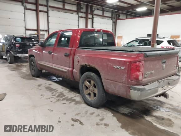 2008 Dodge Dakota Laramie with VIN 1D7HW58N98S634217, listed as a IAAI auction lot 41739357 with 263,329 mi miles and . Bid and sale history available at DreamBid. Image 3.