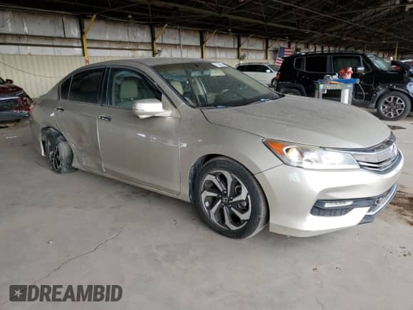 2016 Honda Accord EX-L with VIN 1HGCR2F83GA032068, listed as a Copart auction lot 71088855 with 87,529 mi miles and Salvage title. Bid and sale history available at DreamBid. Image 4.