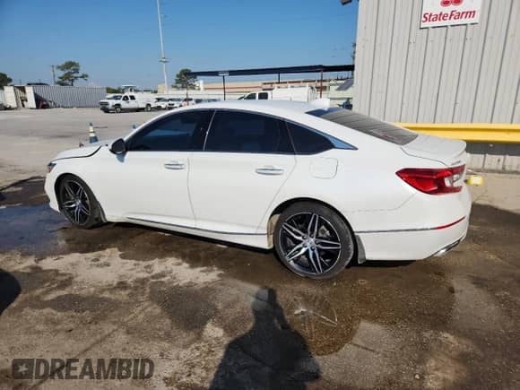 2022 Honda Accord Touring with VIN 1HGCV2F90NA007940, listed as a Copart auction lot 80369885 with 74,583 mi miles and Salvage title. Bid and sale history available at DreamBid. Image 2.