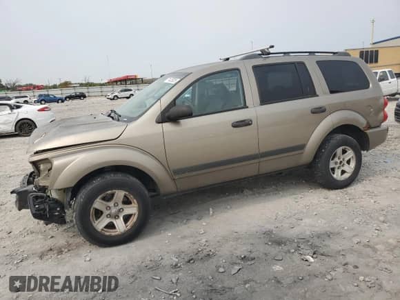 2006 Dodge Durango SLT with VIN 1D4HB48NX6F133698, listed as a Copart auction lot 71423925 with 199,506 mi miles and Salvage title. Bid and sale history available at DreamBid. Image 1.