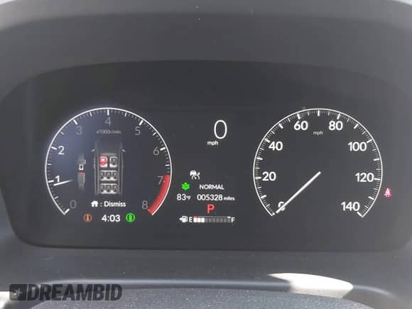 2025 Honda Odyssey EX-L with VIN 5FNRL6H69SB073219, listed as a IAAI auction lot 43217213 with 5,328 mi miles and . Bid and sale history available at DreamBid. Image 7.