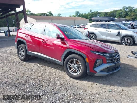 2025 Hyundai Tucson SE with VIN 5NMJACDE7SH466522, listed as a IAAI auction lot 42983380 with 19,880 mi miles and . Bid and sale history available at DreamBid. Image 1.