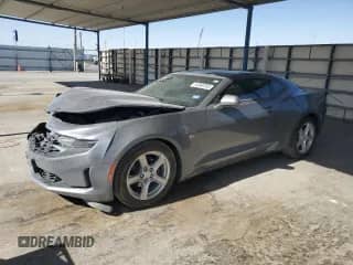 2021 Chevrolet Camaro 1LS with VIN 1G1FB1RX0M0123189, listed as a Copart auction lot 54940255 with 45,018 mi miles and Salvage title. Bid and sale history available at DreamBid. Image 1.
