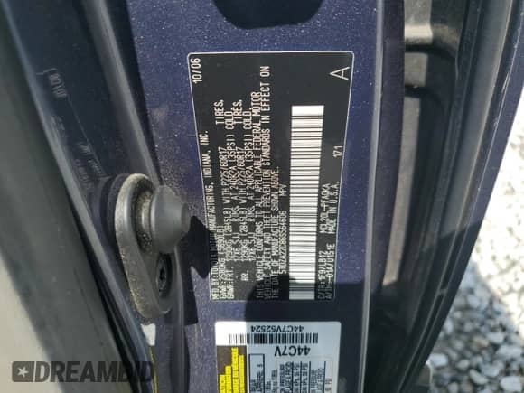 2006 Toyota Sienna XLE z VIN 5TDZA22C86S564606, wystawiony jako Copart lot #63309105 z przebiegiem 186 965 mil mil oraz Szkoda całkowita • Salvage title. Historia ofert i sprzedaży dostępna na DreamBid. Obrazek 13.