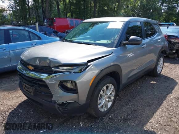 2023 Chevrolet TrailBlazer LS with VIN KL79MNSL2PB195479, listed as a IAAI auction lot 43001027 with 19,139 mi miles and . Bid and sale history available at DreamBid. Image 2.