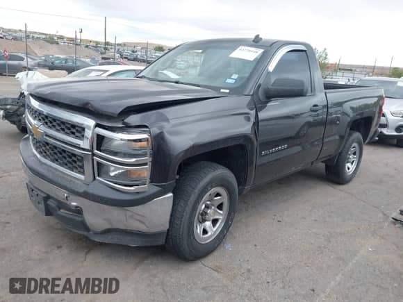 2014 Chevrolet Silverado 1500 Work Truck with VIN 1GCNCPEH0EZ319275, listed as a IAAI auction lot 42270548 with 131,364 mi miles and . Bid and sale history available at DreamBid. Image 2.