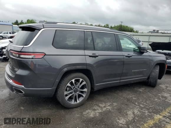 2022 Jeep Grand Cherokee Overland with VIN 1C4RJKDG2N8514545, listed as a Copart auction lot 56715055 with 53,272 mi miles and Salvage title. Bid and sale history available at DreamBid. Image 3.