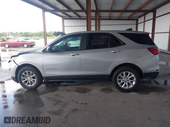 2021 Chevrolet Equinox LS with VIN 3GNAXHEV0MS166480, listed as a IAAI auction lot 42764466 with 47,790 mi miles and . Bid and sale history available at DreamBid. Image 14.