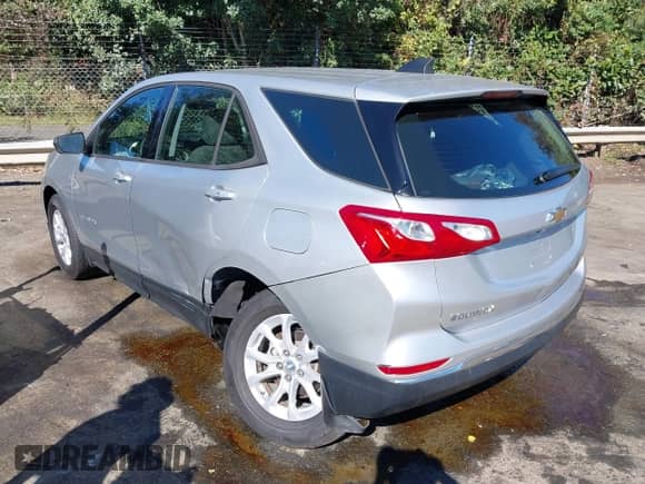 2018 Chevrolet Equinox LS with VIN 3GNAXHEV2JS627853, listed as a IAAI auction lot 43447665 with 114,684 mi miles and . Bid and sale history available at DreamBid. Image 3.