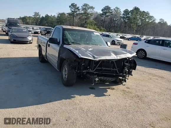 2004 Chevrolet Silverado 1500 LS with VIN 1GCEC14T14Z191677, listed as a Copart auction lot 45707295 with Not provided miles and Salvage title. Bid and sale history available at DreamBid. Image 11.