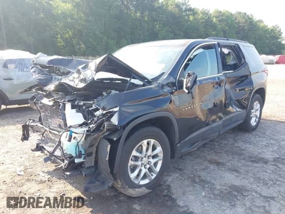 2021 Chevrolet Traverse LT Cloth with VIN 1GNERGKWXMJ151148, listed as a IAAI auction lot 42671405 with 81,096 mi miles and . Bid and sale history available at DreamBid. Image 2.