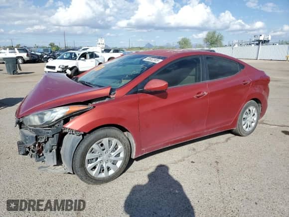 2013 Hyundai Elantra GLS с VIN KMHDH4AE1DU554010, выставлен на аукционе Copart как лот 80652305 с пробегом 107 892 миль миль и Списание • Salvage title. История ставок и продаж доступна на DreamBid. Изображение 1.