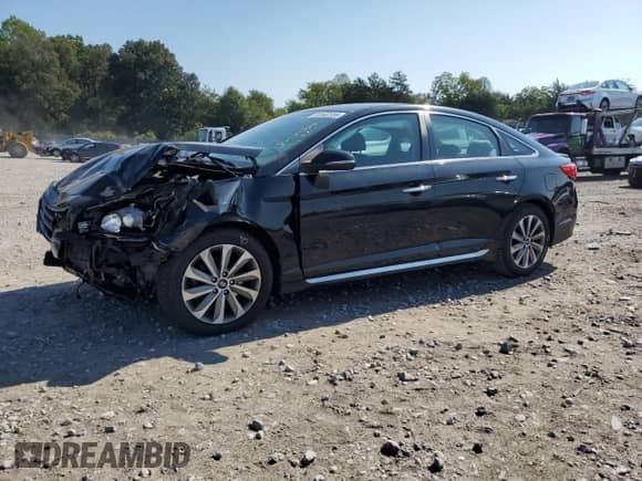 2015 Hyundai Sonata Sport с VIN 5NPE34AF7FH080383, выставлен на аукционе Copart как лот 80502355 с пробегом 126 517 миль миль и Чистый • Clean title. История ставок и продаж доступна на DreamBid. Изображение 1.