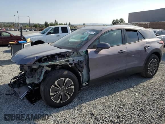 2024 Chevrolet Blazer EV eAWD LT z VIN 3GNKDBRJ2RS227420, wystawiony jako Copart lot #54625275 z przebiegiem 2 475 mil mil oraz Szkoda całkowita • Salvage title. Historia ofert i sprzedaży dostępna na DreamBid. Obrazek 1.