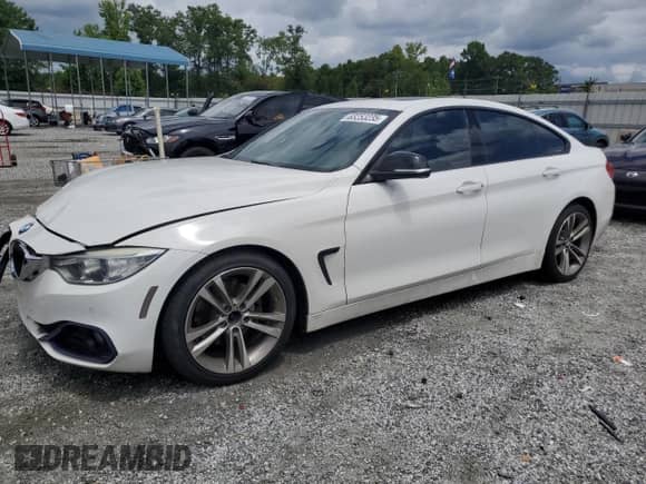 2015 BMW 4 Series 428i z VIN WBA4A5C52FGK16061, wystawiony jako Copart lot #63253235 z przebiegiem 145 017 mil mil oraz Szkoda całkowita • Salvage title. Historia ofert i sprzedaży dostępna na DreamBid. Obrazek 1.