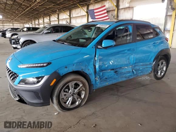 2023 Hyundai Kona SEL с VIN KM8K32AB9PU965594, выставлен на аукционе Copart как лот 70395595 с пробегом 29 732 миль миль и Списание • Salvage title. История ставок и продаж доступна на DreamBid. Изображение 1.
