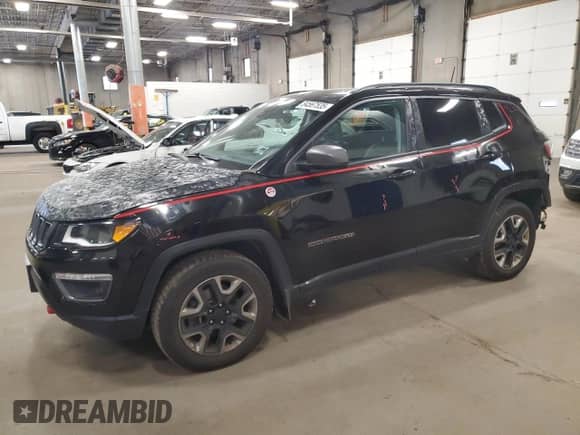 2018 Jeep Compass Trailhawk с VIN 3C4NJDDB5JT367132, выставлен на аукционе Copart как лот 84567535 с пробегом 136 876 миль миль и Списание • Salvage title. История ставок и продаж доступна на DreamBid. Изображение 1.